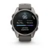 Garmin fēnix 9 43 mm Titanium / Pebble Grey Silicone