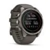 Garmin fēnix 9 47 mm Titanium / Pebble Grey Silicone