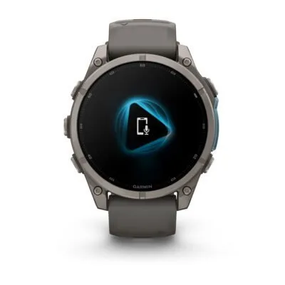 Garmin fēnix 9 47 mm Titanium / Pebble Grey Silicone
