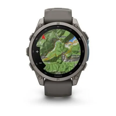 Garmin fēnix 9 47 mm Titanium / Pebble Grey Silicone