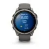 Garmin fēnix 9 47 mm Titanium / Pebble Grey Silicone