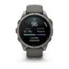 Garmin fēnix 9 47 mm Titanium / Pebble Grey Silicone