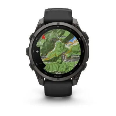 Garmin fēnix 9 47 mm Carbon Grey DLC Titanium / Black Silicone