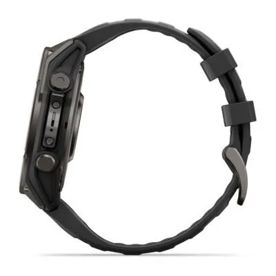 Garmin fēnix 9 47 mm Carbon Grey DLC Titanium / Black Silicone