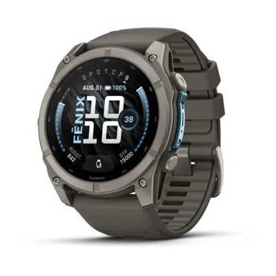 Garmin fēnix 9 51 mm Titanium / Pebble Grey Silicone