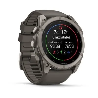 Garmin fēnix 9 51 mm Titanium / Pebble Grey Silicone