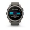Garmin fēnix 9 51 mm Titanium / Pebble Grey Silicone