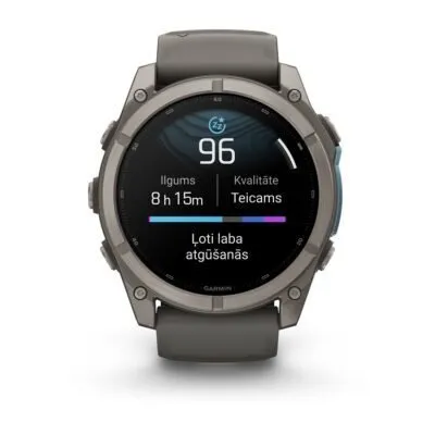 Garmin fēnix 9 51 mm Titanium / Pebble Grey Silicone