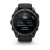 Garmin fēnix 9 51 mm Carbon Grey DLC Titanium / Black Silicone