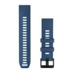 Garmin QuickFit 22 Watch Band Tidal Blue / Ice Blue Silicone
