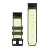 Garmin QuickFit 26 Watch Band Olive Drab / Citron Silicone
