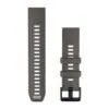 Garmin QuickFit 22 Watch Band Pebble Grey / Silver Grey Silicone