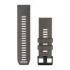 Oļu pelēks / sudrabaini pelēks • QuickFit • 26 mm • Silikons