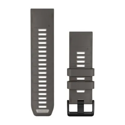 Garmin QuickFit 26 Watch Band Pebble Grey / Silver Grey Silicone