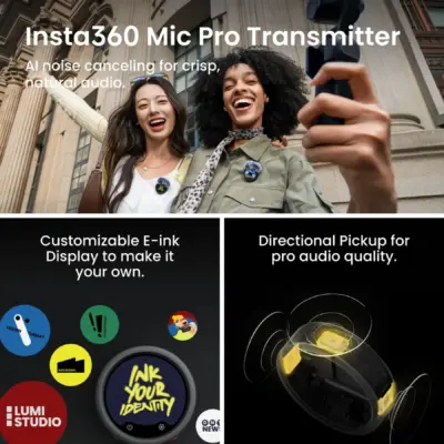 Insta360 Luna Ultra veidotāja komplekts, kosmiski melnā krāsā