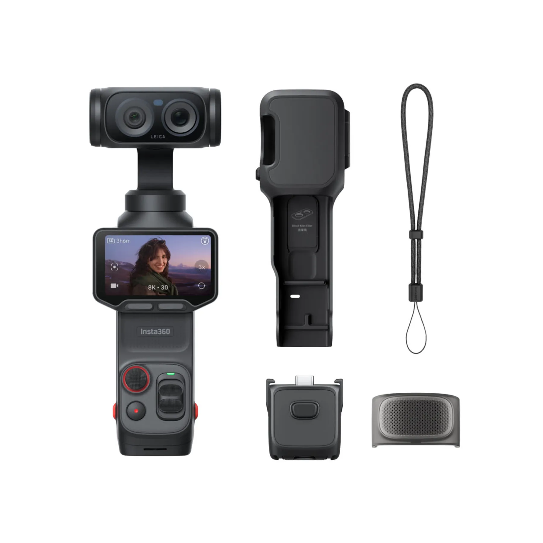 Insta360 Luna Ultra standarta komplekts, kosmiski melnā krāsā
