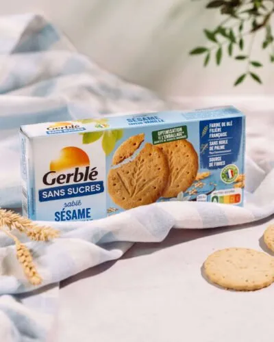 Gerblé cepumi ar sezama un vaniļas garšu bez cukura 132g