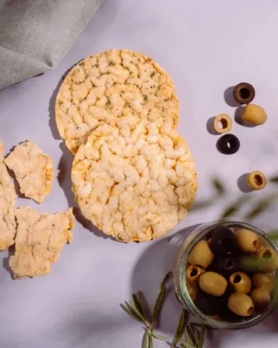 Gerblé kukurūzas galetes ar olīvu un zaļumu garšu 123.5g