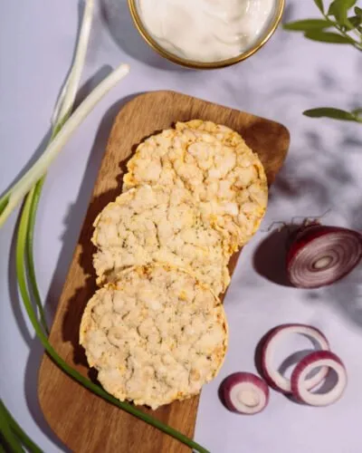 Gerblé kukurūzas galetes ar sīpolu un krējuma garšu 123.5g