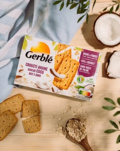 Gerblé cepumi ar auzu un kokosriekstu garšu 200g