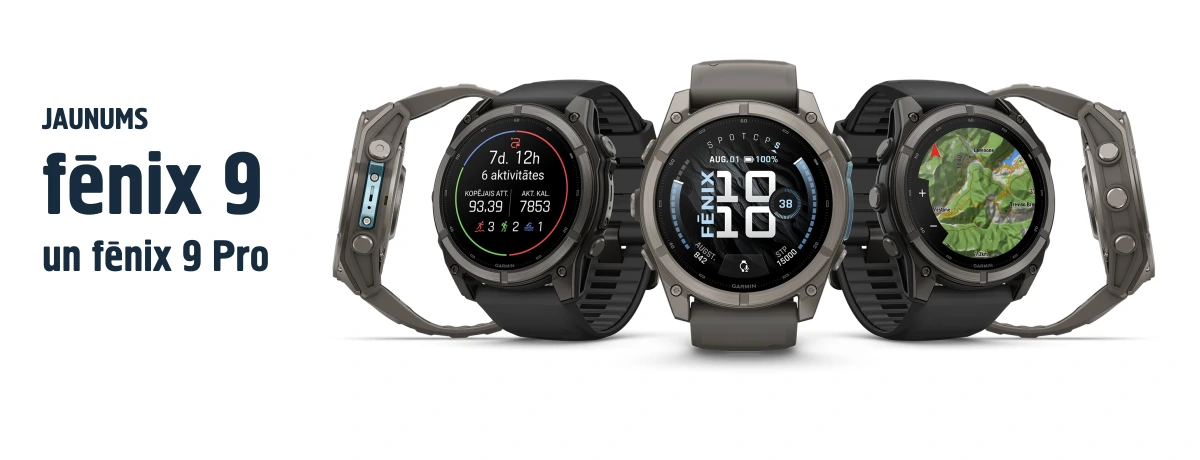 Garmin Fēnix 9 — uzzini vairāk un izvēlies savu modeli