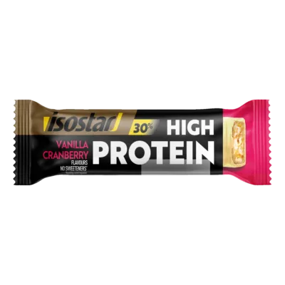 Isostar High Protein 30 batoniņš Vanilla Cranberry 55g