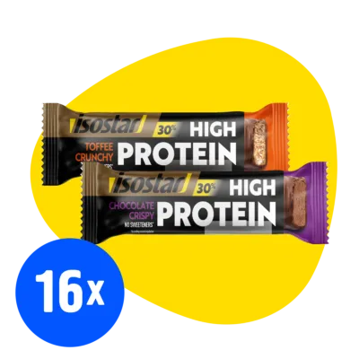 Isostar High Protein batoniņi 55g x 16