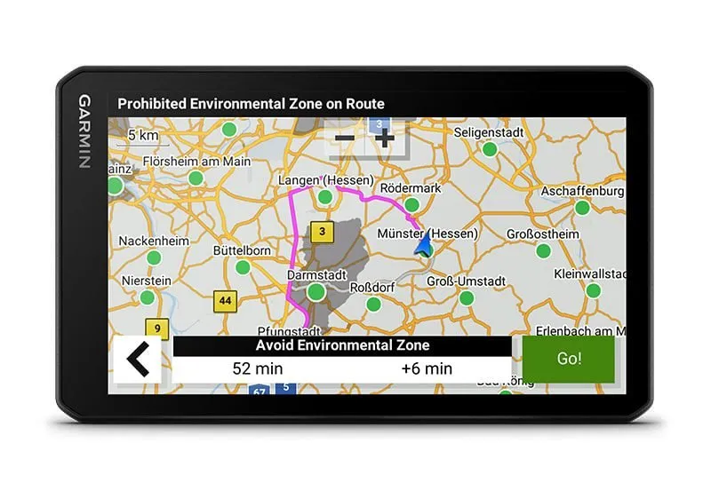 Garmin DriveCam 76 EU — MARŠRUTĒŠANA AR VIDES ZONĀM