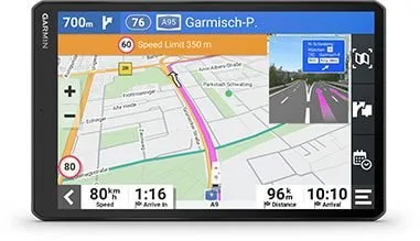 Garmin Camper 1095 EU MT-D — LIELS SATELĪTNAVIGĀCIJAS IERĪCES EKRĀNS