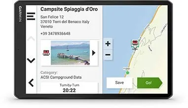 Garmin Camper 1095 EU MT-D — AUTOFURGONU PARKI UN PAKALPOJUMI