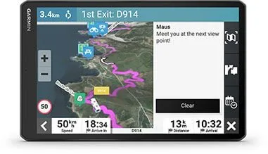 Garmin Camper 1095 EU MT-D — VIEDIE ZIŅOJUMI