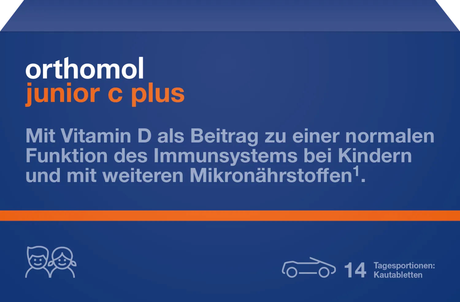 Orthomol Junior C Plus, mix garšas, 14 dienu devas