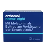 Orthomol Nemuri night, 30 karstā dzēriena porcijas