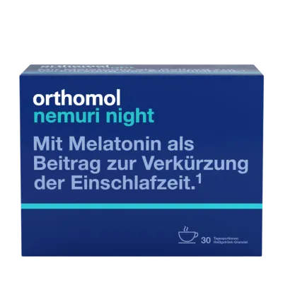 Orthomol Nemuri night, 30 karstā dzēriena porcijas